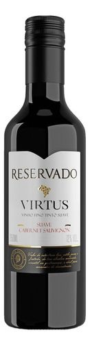 Vinho Mini Cabernet Sauvig Suave Virtus Monte Paschoal 250ml