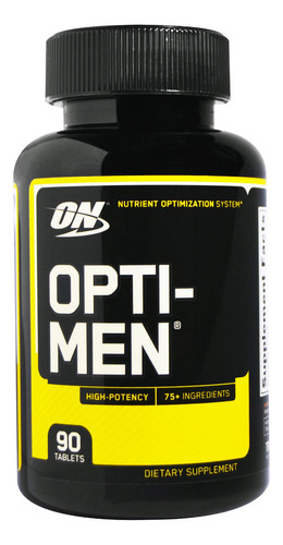 Suplemento em comprimido Optimum Nutrition opti-men vitaminas 90 unidades
