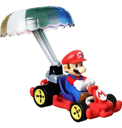 Carritos Hot Wheels Mario Kart Planeadores Mario Escala 1:64