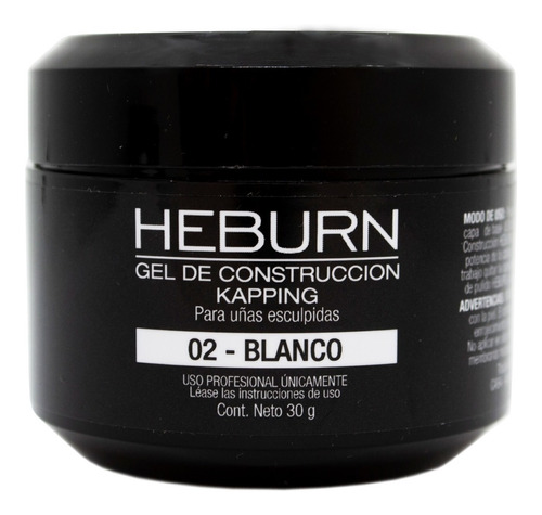 Heburn Gel De Construcción Kapping Uñas Esculpidas X 30g 176