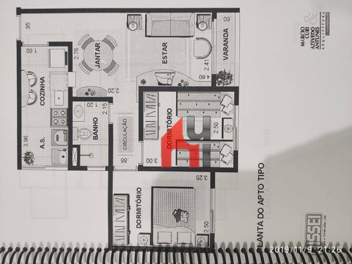 Imagem 10 de 17 de Apartamento À Venda, 49 M² Por R$ 225.000,00 - Vila Santa Teresa (zona Sul) - São Paulo/sp - Ap1947