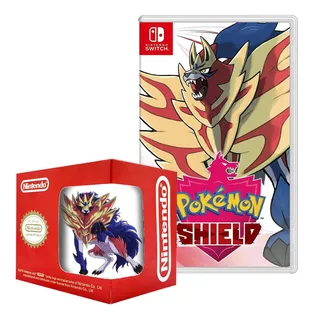 Pokemon Shield Nintendo Switch Fisico Y Taza