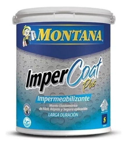 Pintura Montana Impermeabilizante Impercoat. Clase A.