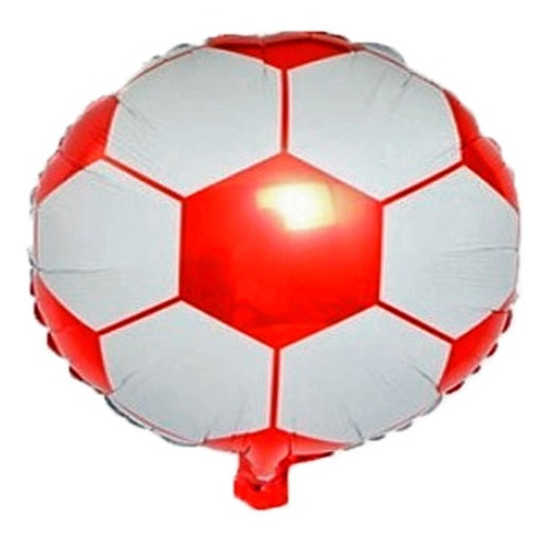 Globo Metalizado Pelota River Boca 18 Pulgadas Pack X 5 Unid