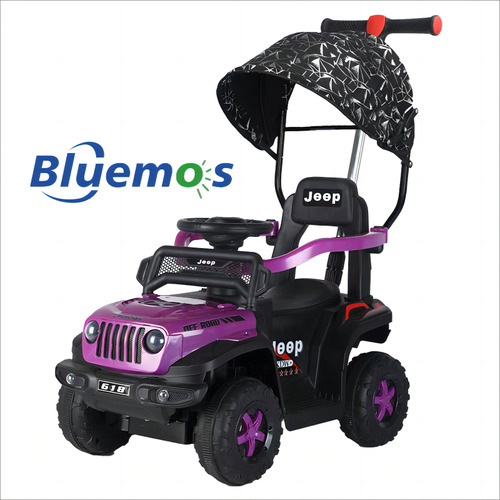 Carrito Montable Electrico Carro Buggie Para Niños Juguete Carrito Montables Niño Con Toldo Con Mando A Distancia Bluemos