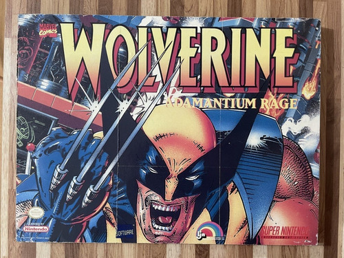 Quadro Poster Super Nintendo _ Wolverine - Antigo