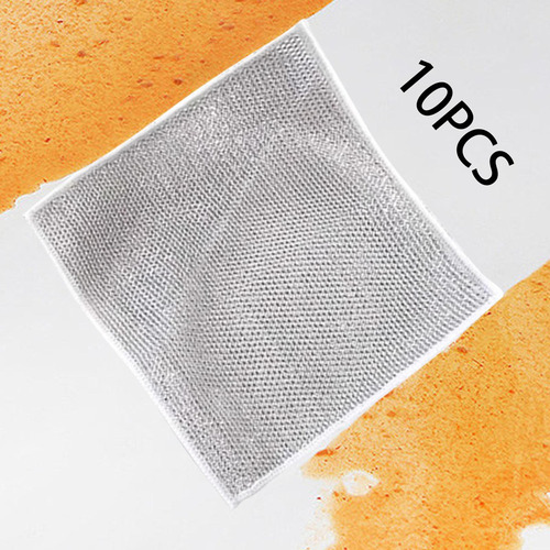 10 Uds. De Toallas De Alambre Para Platos, Trapos Para Lavar