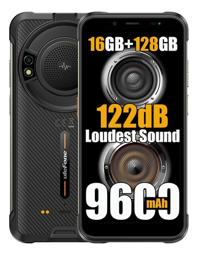 Ulefone Ulefone Power Armor 16s Dual 4g Teléfono Robusto 16gb Ram 128gb Rom9600mah Batería 122db Sonido Más Alto 50mp Cámara 5.93 Hd+ Android 13