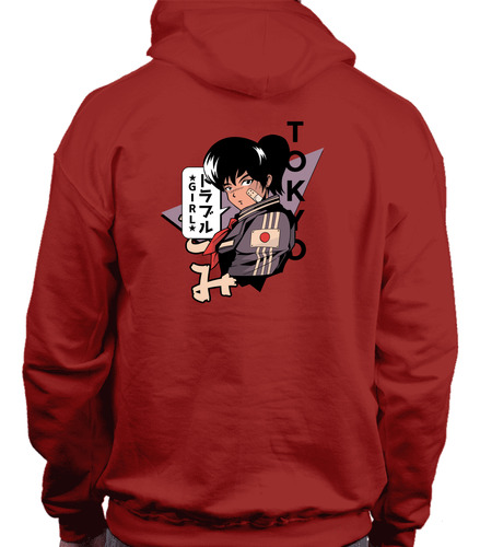 Sudadera Juvenil 8-14 Años Unisex Girl Anime Tokyo