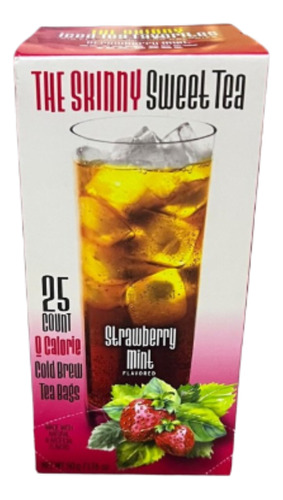 The Skinny Iced Tea Favorites, Té Verde Fresa Menta, 25bags