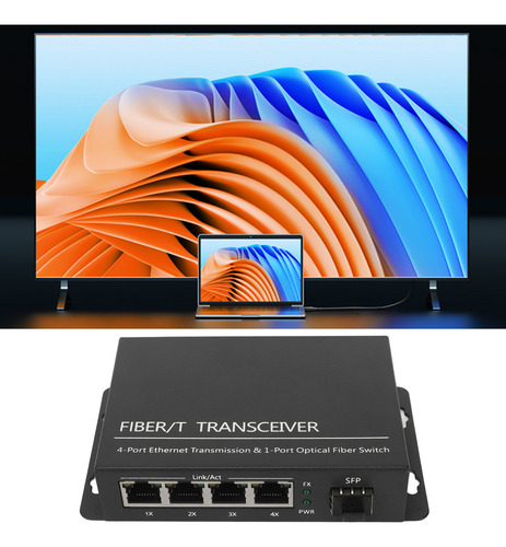 Transceptor De Fibra Ethernet Sfp Media Converter 1 Óptico