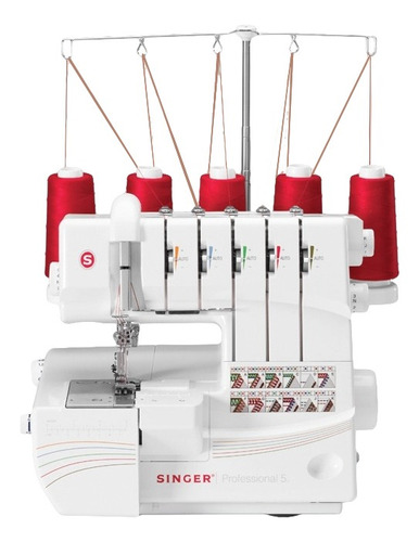 Máquina de coser overlock Singer Professional 14T968DC blanca 120V