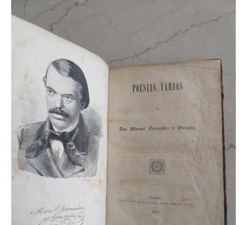 Poesias Varias Manuel Fernandez Gonzalez 1858 