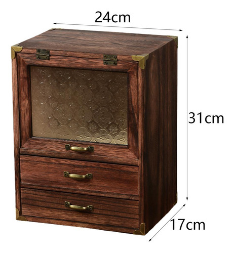 Organizador De Maquillaje Con Cajón, Caja De Estilo A