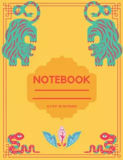 Tigers Composition Notebook: Composition Notebook With A Mot