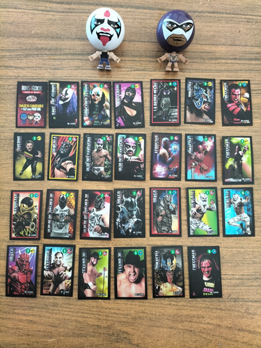 Tarjetas Luchadores Aaa De Gamesa Psycoclown Y Fantasma!