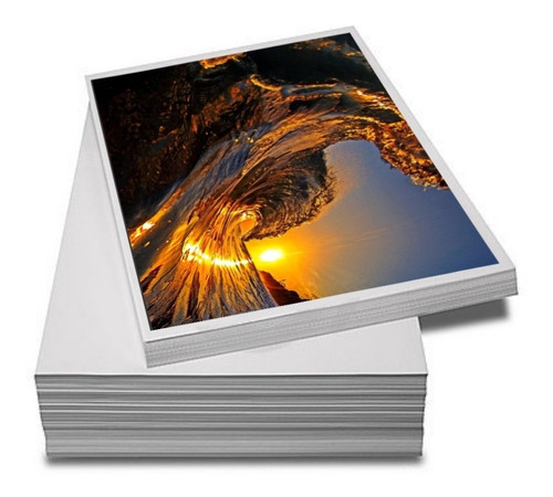 Papel Fotográfico Adesivo A4 Glossy 135g  200 Folhas Premium