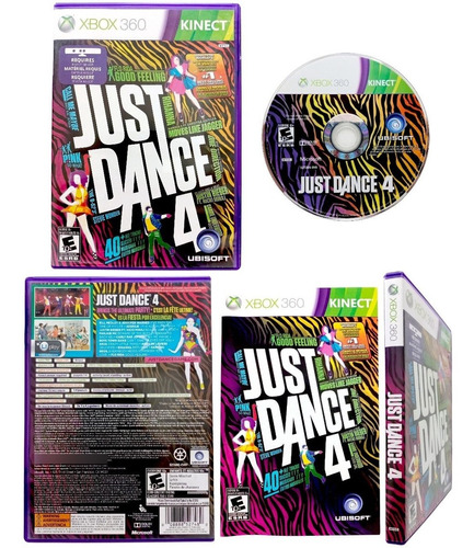 Kinect Just Dance 4 Xbox 360 Garantizado (Reacondicionado)