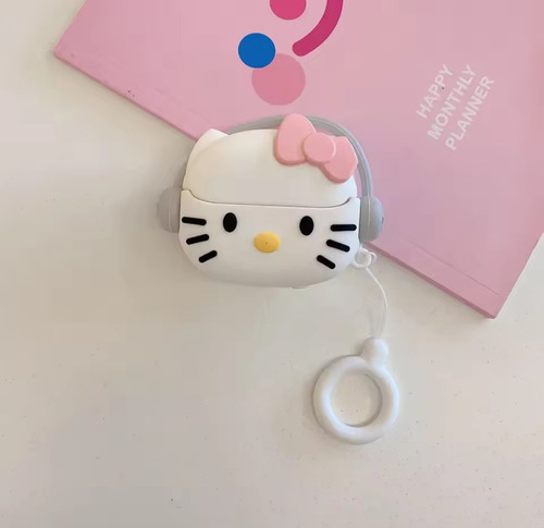Funda Case Para Samsung Galaxy Buds 3 3 Pro Tierno Mujer Gatita