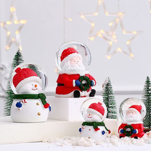 Natal, Globo De Neve, Mudança De Cor, Natal Iluminado