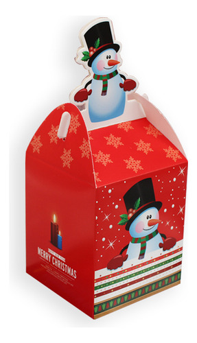 12 Pzs Caja De Chica 9x20cm Navidad Modelo Color Multicolor