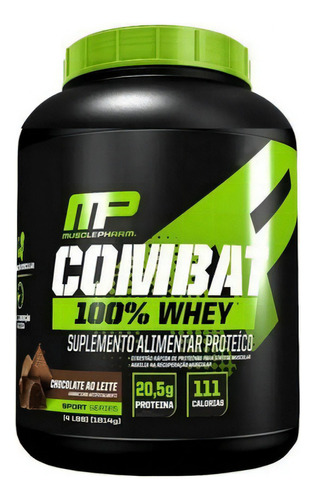 Combat 100% Whey Protein 72 Porçoes (1814g)  Muscle Pharm 