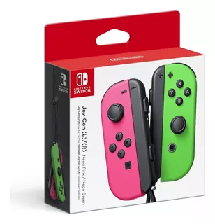 Controles Joy-con Para Nintendo Switch Verde Rosado