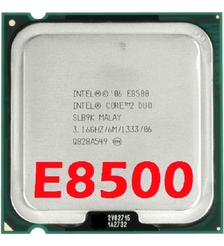 Imagem 1 de 6 de Processador Core 2 Duo E8500 3.16ghz 6mb 1333mhz 775+ Pasta