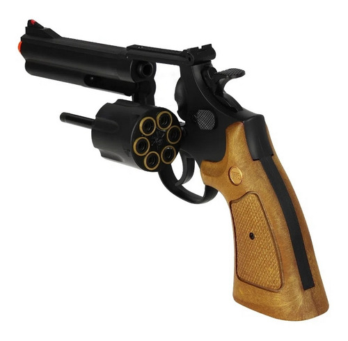 Revólver Airsoft Spring Uhc Ua-933b M586 4 Polegadas 132 Fps