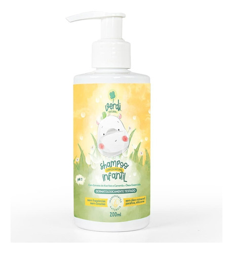 Shampoo Infantil Verdi Natural ® Óleos Essenciais