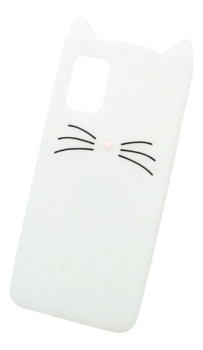 Funda Triche Botarga Gato Bigotes Suave Para Galaxy A51