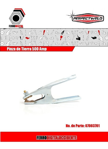 Imagen 2 de 4 de Pinza De Tierra 500 Amp Tipo Lenco