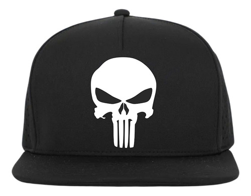 Gorra Plana Punisher Snapback Reflective 