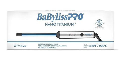 Barril Azul Profesional Babyliss Pro Nano Titanium 1/2 