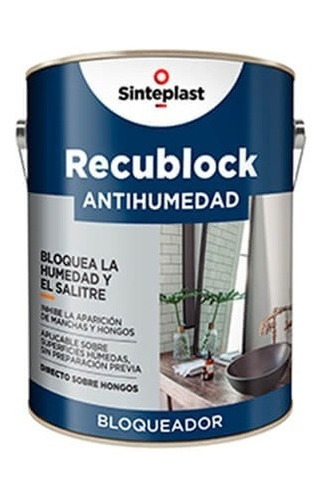 Látex Recublock Antihumedad Blanco Sinteplast 1lt