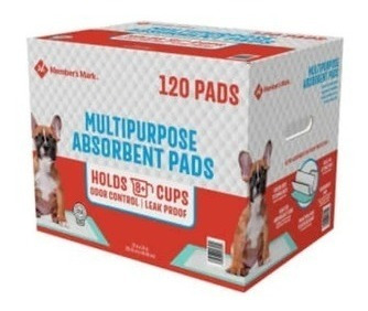 Pañales Pad Acostumbradores Para Perros 120 Unidades 58x60cm