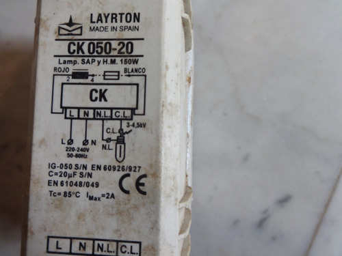 Transformador Layrton 150w 220v 1.80a