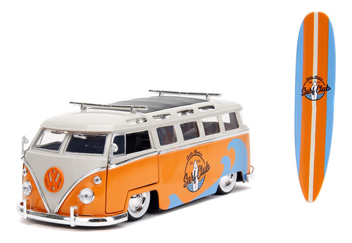 Punch Buggy Slug Bug 1:24 1962 Volkswagen Bus - Coche Fundid