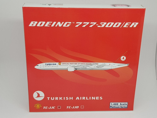 Miniatura Avião Phoenix 1:400 Turkish Boeing 777-300er