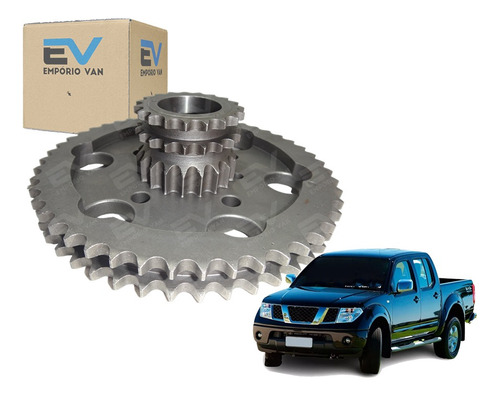 Engrenagem Motor Duplo Grande Nissan Frontier 16v