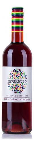 MGM Mosketto Sweet Red Frisante Tinto Suave vinho italiano 750ml