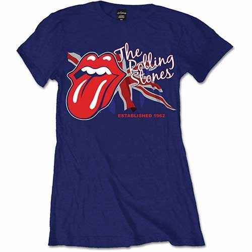 Remera Oficial Lick Flag Rolling Stones  Dama Fan Store Mvd
