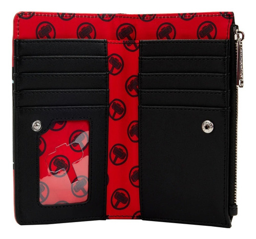 Loungefly Marvel Thor L&t Flap Wallet Color Azul