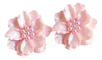 Comprar Pendientes De Perlas Con Forma De Flor Para Mujer Con Forma