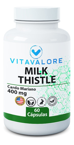 Milk Thistle 60 Cápsulas Estados Unidos - Vitavalore