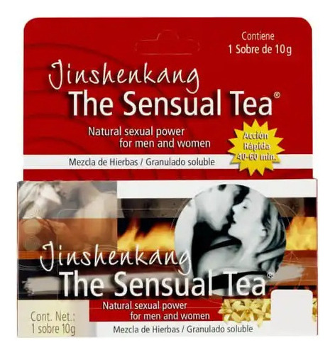 Suplemento The Sensual Tea Para Hombre Y Mujer 10g Sabor Natural