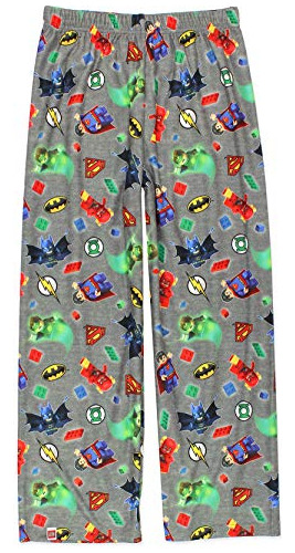 Pantalones De Pijama De Franela Para Niños Lego Dc Super Her