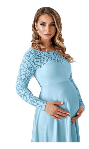 Vestidos De Maternidad Blancos Para Fiesta De Baby Shower, E