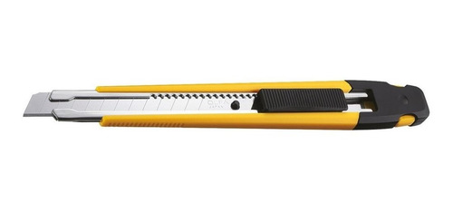 Imagen 1 de 1 de Cuchillo Mediano De 9mm. Con Seguro Automático Y Clip. Olfa