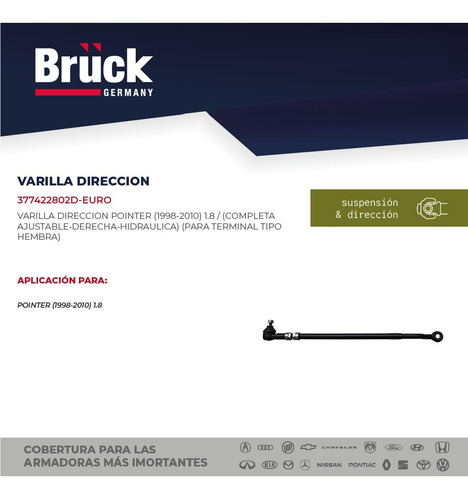 Bieleta Varilla Direccion Pointer 2006 Lateral 377422802d